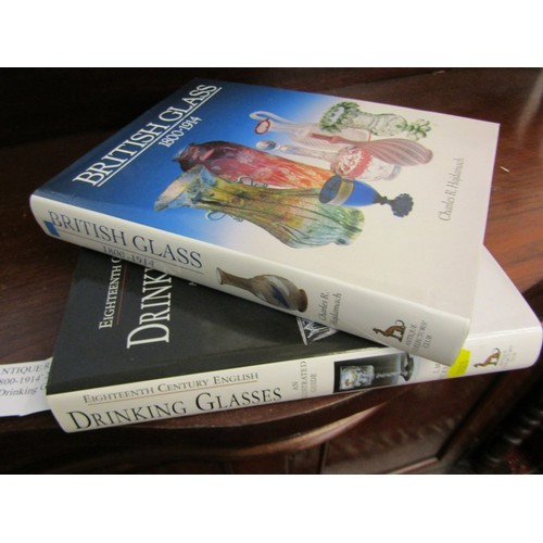 526 - ANTIQUE GLASS REFERENCE BOOKS, 2 antique collectors clubs volumes, 