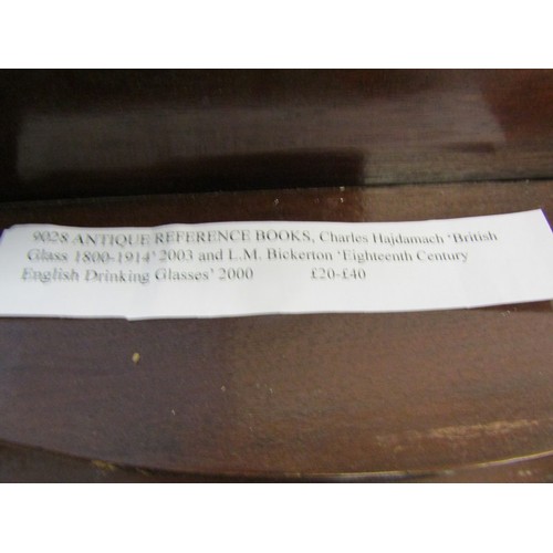 526 - ANTIQUE GLASS REFERENCE BOOKS, 2 antique collectors clubs volumes, 