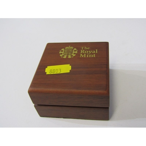 11 - 2011 Elizabeth II Gold Proof Quarter Sovereign.  Proof example, capsuled in a London Mint presentati... 