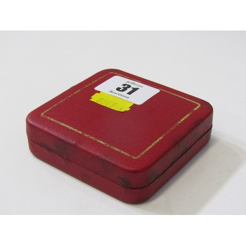 31 - 1985 Hong Kong Gold Frosted Proof Lunar Year £1000, ‘Year of the Ox’. Capsuled in Royal Mint present... 
