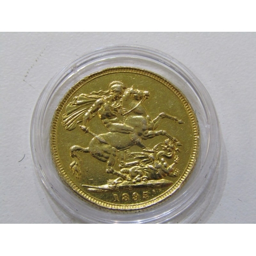 57 - 1874 Victoria Old Veiled Head Gold Full Sovereign.  Sydney Mint.