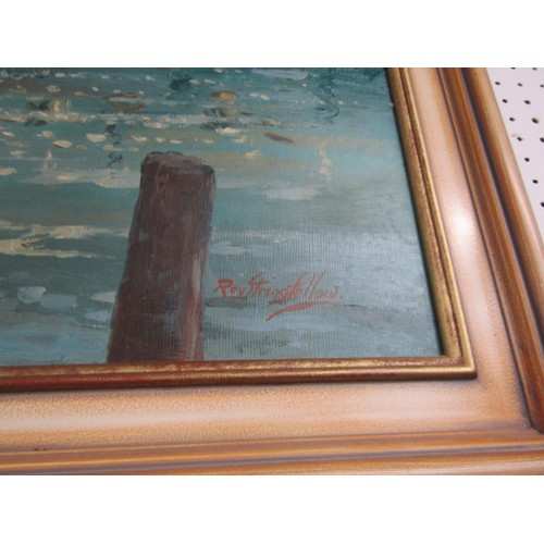 ROY STRINGFELLOW, signed oil on board 