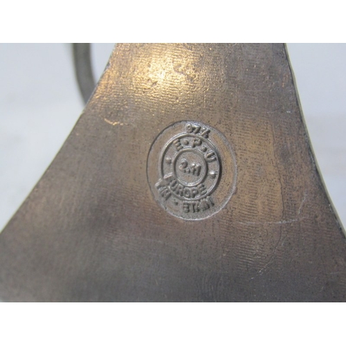 77 - STAMP-PILL BOX, a rectangular pewter lidded box with interior compartment for stamps/pills, together... 