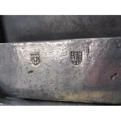 77 - STAMP-PILL BOX, a rectangular pewter lidded box with interior compartment for stamps/pills, together... 