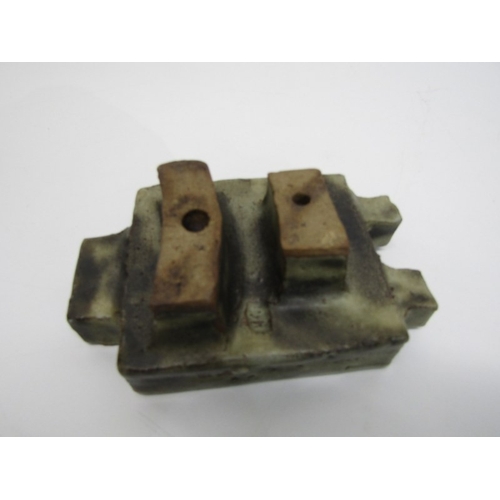 91 - STUDIO POTTERY, a studio pottery jug with light and medium brown glaze, twist handle (chip), 15cm he... 