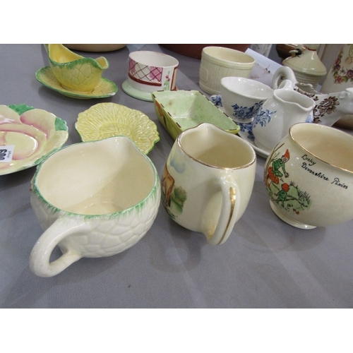 CROWN DEVON, a collection of Crown Devon pottery to include a Jersey ...