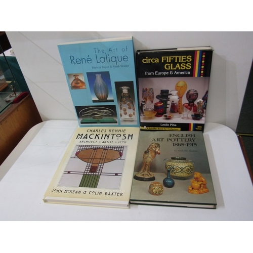 61 - ANTIQUE REFERENCE BOOKS, 4 antique reference books, 50s glass, by Schiffer, 