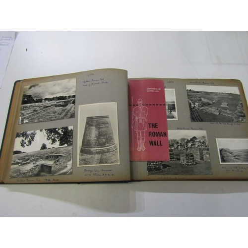 63 - VINTAGE PHOTOGRAPH ALBUMS, 1960's album of 1960's Stately Homes, also 3 scrap book albums of photogr... 