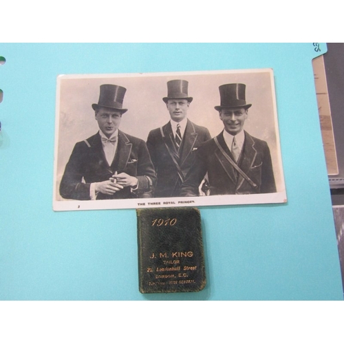 64 - VINTAGE POSTCARDS, in black ring binder album, over 130 view & postcards including various Cornwall ... 