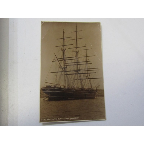 64 - VINTAGE POSTCARDS, in black ring binder album, over 130 view & postcards including various Cornwall ... 