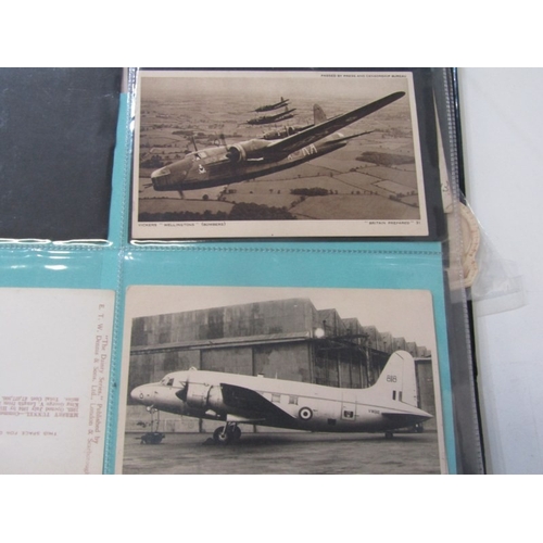 64 - VINTAGE POSTCARDS, in black ring binder album, over 130 view & postcards including various Cornwall ... 