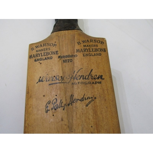 88 - SIGNED CRICKET BAT, a vintage Warsop cricket bat signed by the 1963 West Indian cricket team includi... 