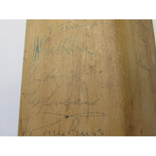 88 - SIGNED CRICKET BAT, a vintage Warsop cricket bat signed by the 1963 West Indian cricket team includi... 