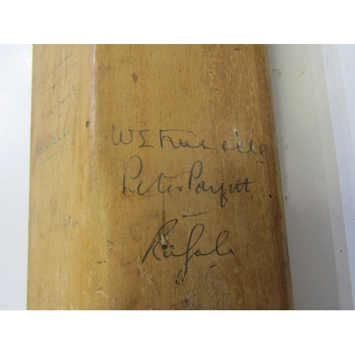 88 - SIGNED CRICKET BAT, a vintage Warsop cricket bat signed by the 1963 West Indian cricket team includi... 
