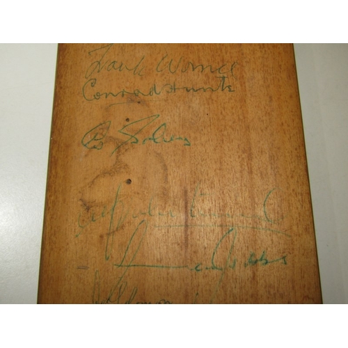 88 - SIGNED CRICKET BAT, a vintage Warsop cricket bat signed by the 1963 West Indian cricket team includi... 