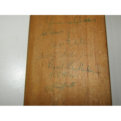 88 - SIGNED CRICKET BAT, a vintage Warsop cricket bat signed by the 1963 West Indian cricket team includi... 