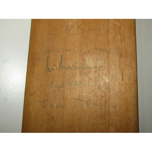 88 - SIGNED CRICKET BAT, a vintage Warsop cricket bat signed by the 1963 West Indian cricket team includi... 