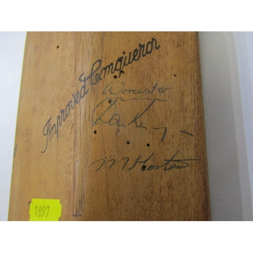 88 - SIGNED CRICKET BAT, a vintage Warsop cricket bat signed by the 1963 West Indian cricket team includi... 