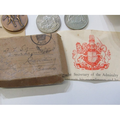 97 - 2 BOXES OF WWII MEDALS, a War and Defence medal in box of issue to Leading Wren Cook, Lilian Irene S... 