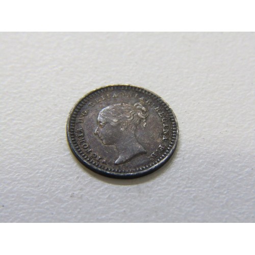 96A - 1889 & 1850 Victoria silver crown, 1842 Victoria silver 3 halfpence together with a small collection... 