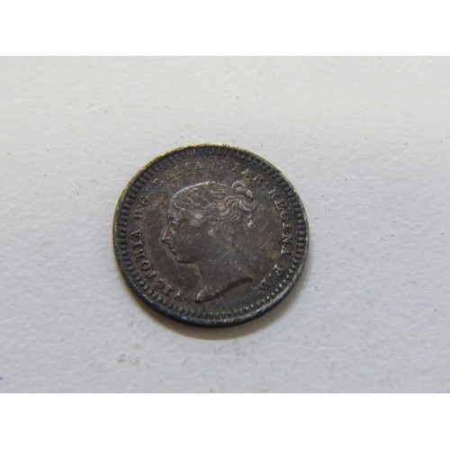 96A - 1889 & 1850 Victoria silver crown, 1842 Victoria silver 3 halfpence together with a small collection... 