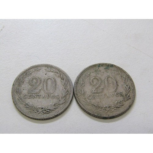 96A - 1889 & 1850 Victoria silver crown, 1842 Victoria silver 3 halfpence together with a small collection... 