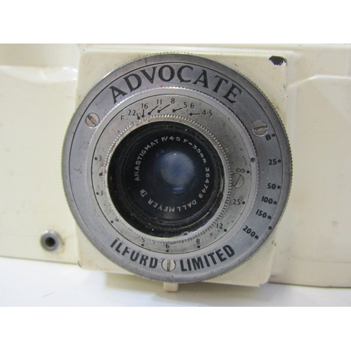 1 - PHOTOGRAPHY, Ilford Advocate Cream Enamel 35mm Camera (as found)