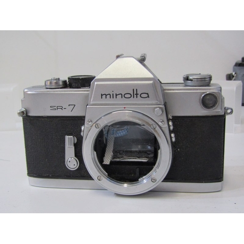 14 - PHOTOGRAPHY, Pentax P30N with zoom lense, 2 x XG-1 Minolta camera (a/f), Minolta X-300s camera, Mino... 