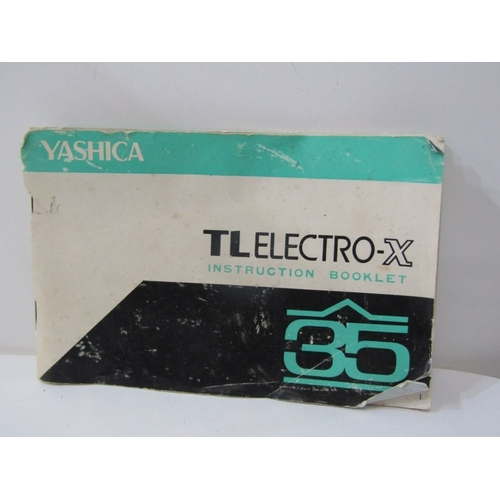 16 - PHOTOGRAPHY, various vintage cameras;  cased Yashica TL Electro X with accessories, Praktica BMS ele... 