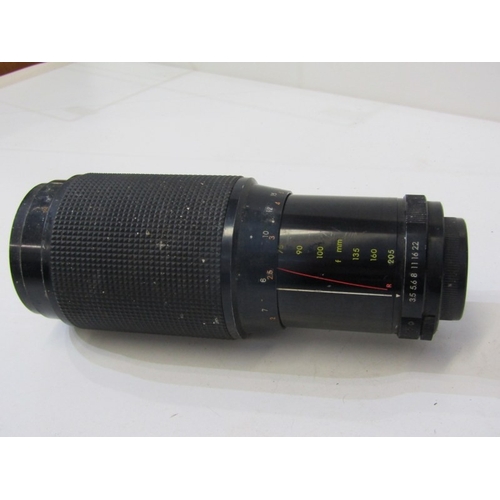 19 - PHOTOGRAPHY, LENSES; mixed shelf of lenses to include Super Paragon PMC auto zoom, Erno auto tele zo... 