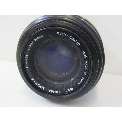 19 - PHOTOGRAPHY, LENSES; mixed shelf of lenses to include Super Paragon PMC auto zoom, Erno auto tele zo... 