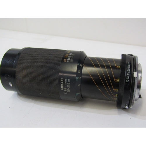 19 - PHOTOGRAPHY, LENSES; mixed shelf of lenses to include Super Paragon PMC auto zoom, Erno auto tele zo... 