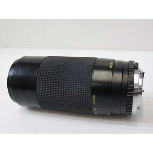 21 - PHOTOGRAPHY - LENSES; Sigma APO DC lense in bag, Miranda Macro 1:4.5-5.6, Olympus zoom lense,Carl Ze... 