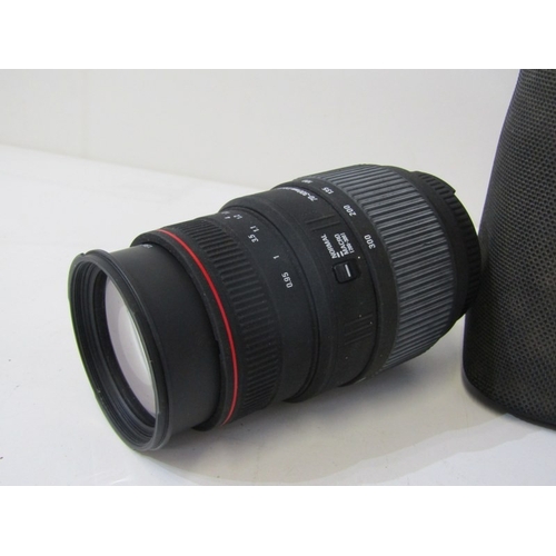 21 - PHOTOGRAPHY - LENSES; Sigma APO DC lense in bag, Miranda Macro 1:4.5-5.6, Olympus zoom lense,Carl Ze... 