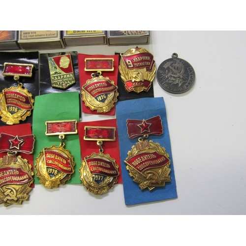 32 - GERMAN PROPAGANDA MATCHBOXES; 10 assorted German propaganda matchboxes, together with a collection o... 