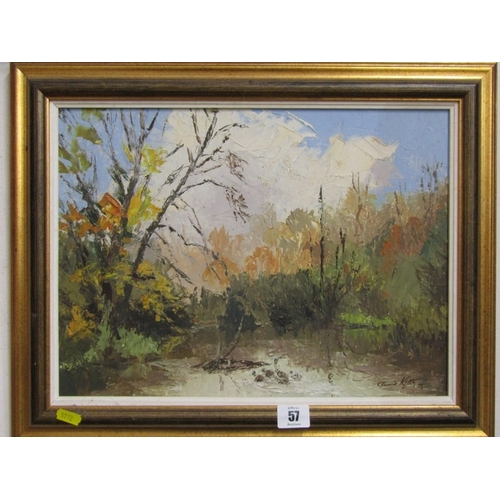 57 - CLAUDE KITTO, oil on board 