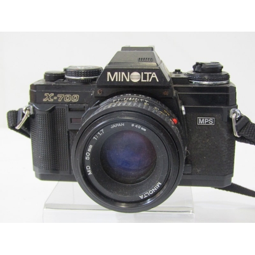58 - PHOTOGRAPHY - OLYMPUS OM-1 CAMERA, a vintage Olympus OM-1 film camera with a 35mm single lens reflex... 