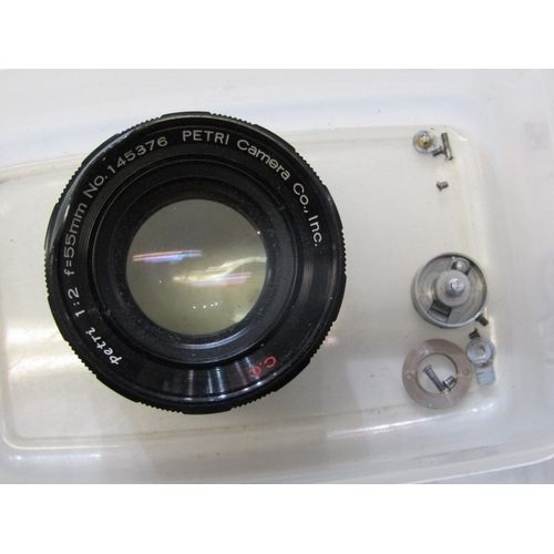 8 - PHOTOGRAPHY, LENSES; good collection of mixed camera lenses; Munchen Enna 1:2 8/135mm, Tokina SD 1:3... 