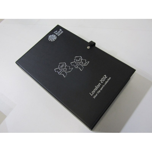 11 - 2012 London Olympics Silver BUNC 50 pence Sports Collection.  Full set of 50p x 29, depicting indivi... 