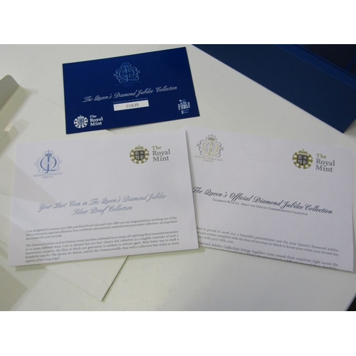 12 - 2012 Elizabeth II Silver Proof 24-coin collection commemorating the Queen’s Diamond Jubilee with coi... 