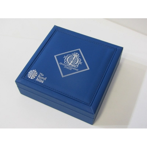 13 - 2012 Elizabeth II Fine Silver Proof 5 ounce 10 Pounds, commemorating the Queen’s Diamond Jubilee.  C... 