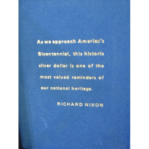 18 - 1883-CC USA Silver Morgan Dollar, minted in Carson City, capsuled with Carson City informal card in ... 