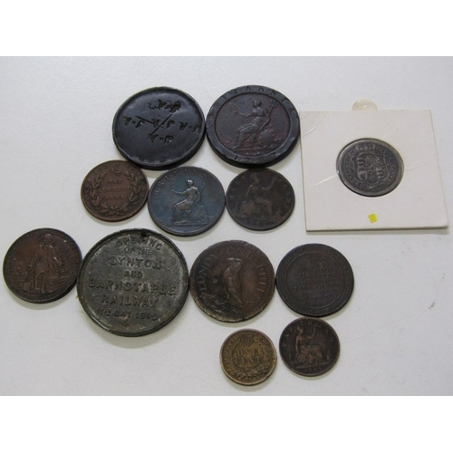 44 - 1812 Lower Canada copper halfpenny token commemorating Wellington's victory at Salamanca over Napole... 