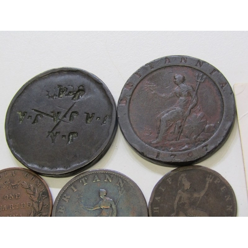 44 - 1812 Lower Canada copper halfpenny token commemorating Wellington's victory at Salamanca over Napole... 