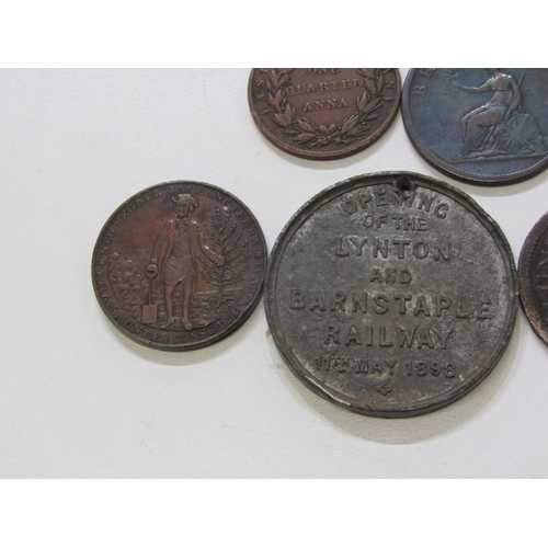 44 - 1812 Lower Canada copper halfpenny token commemorating Wellington's victory at Salamanca over Napole... 