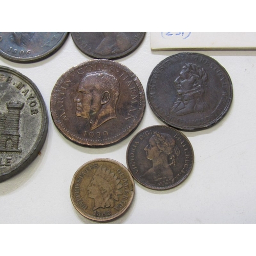 44 - 1812 Lower Canada copper halfpenny token commemorating Wellington's victory at Salamanca over Napole... 