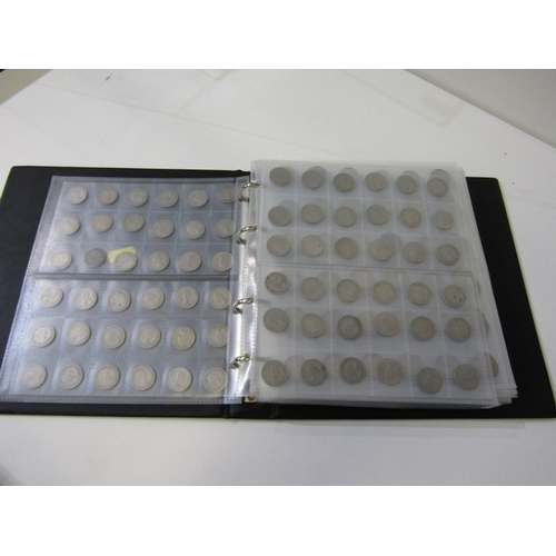 50 -  Coin albums x 2, containing mainly modern GB crowns to farthings