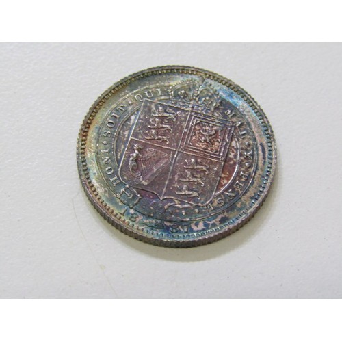 8 - 1887 Victoria Jubilee Specimen set consisting of a sterling silver crown, double florin, halfcrown, ... 