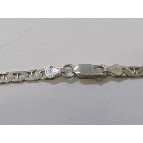 SILVER LINK NECKLACE, 24