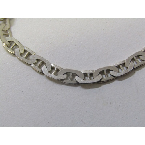 SILVER LINK NECKLACE, 24